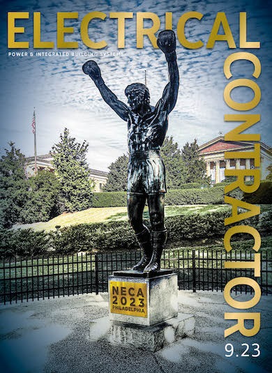 Electrical Contractor: NECA 2023 Philadelphia issue cover