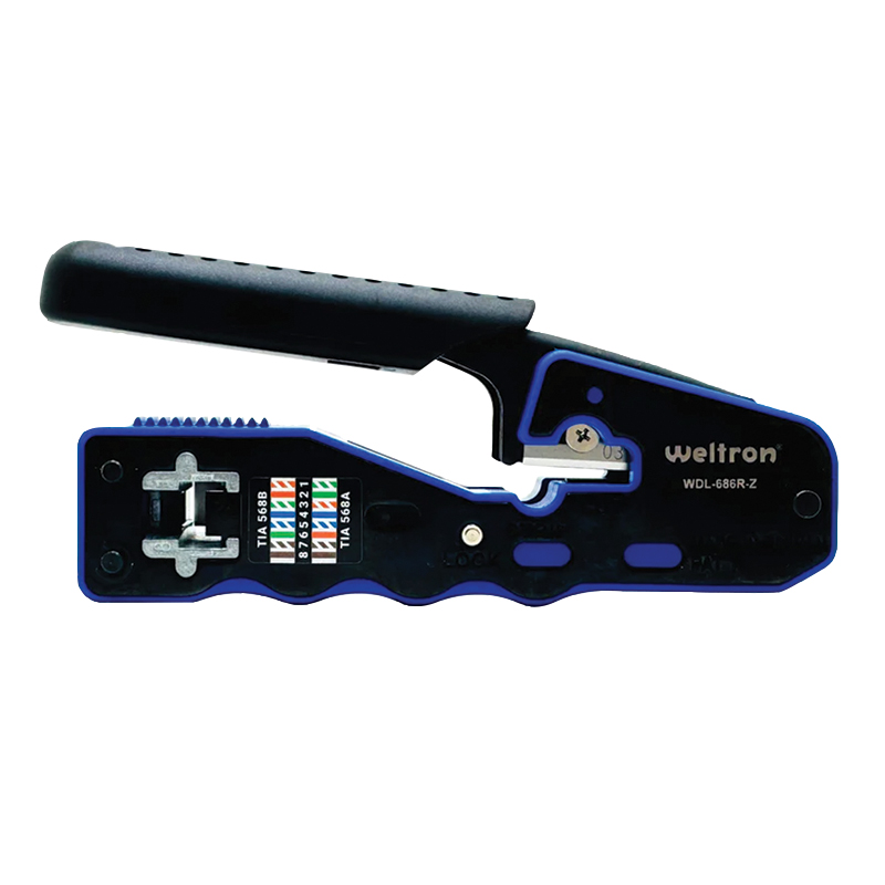 Weltron’s RJ-45 Mod Plug Crimp Tool