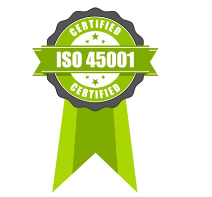 ISO 45001 Certified ribbon