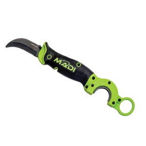 utility knife with green end