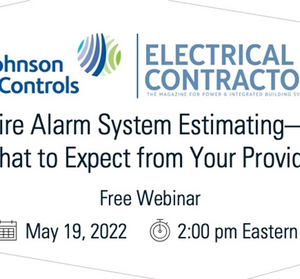 Webinar: Fire Alarm System Estimating—What to Expect from Your Provider