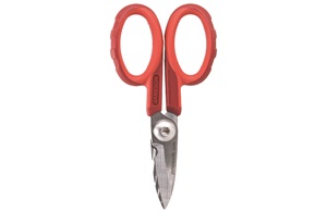 Red and silver shears. Image by Jameson.