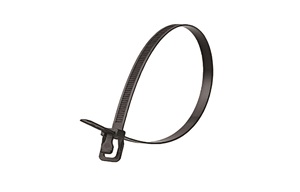 Black cable tie. Image by Retyz.