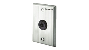 Silver wall-plate camera. Image by Seco-Larm.