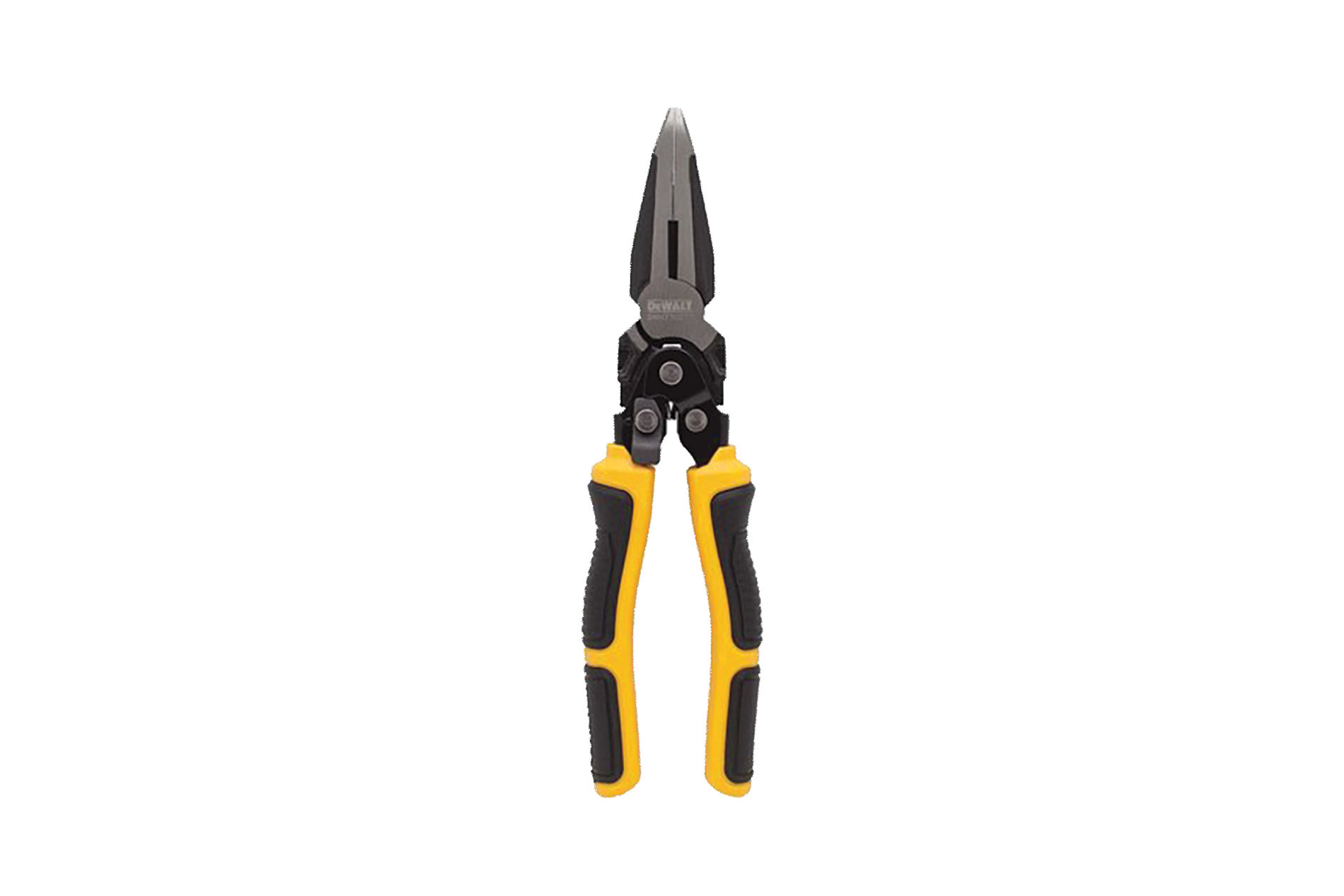 Black and yellow pliers. Image by DeWalt.