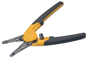 Gray and yellow wire stripper. Image by Ideal Industries Inc.