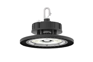 Black and gray luminaire. Image by Orbit.