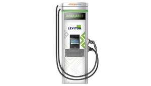 Public EV charging station. Image by Leviton.