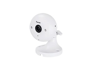 White security camera. Image by Vivotek.