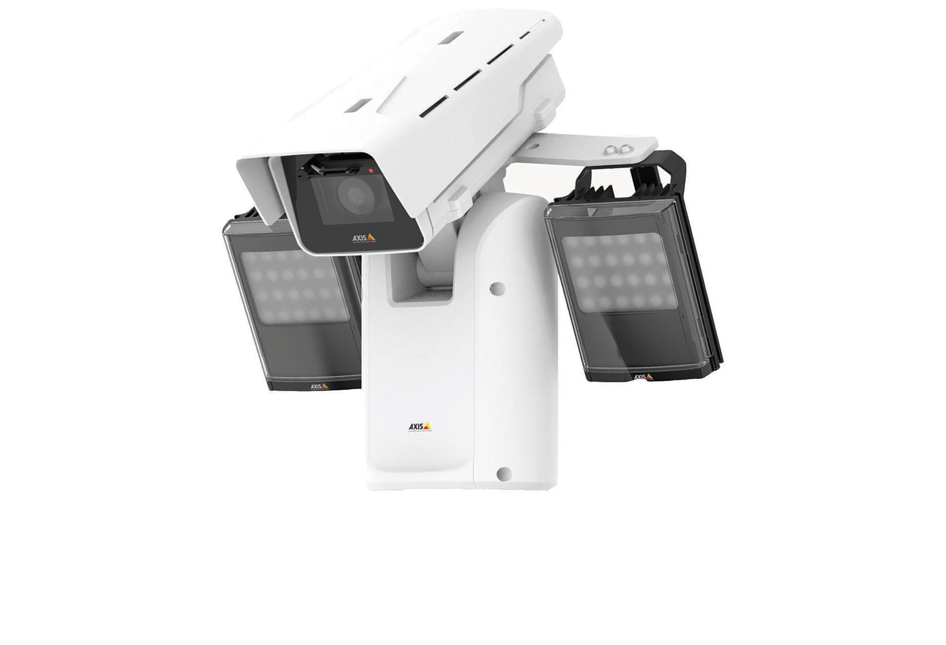 White camera with dual light panels. Image by Axis.
