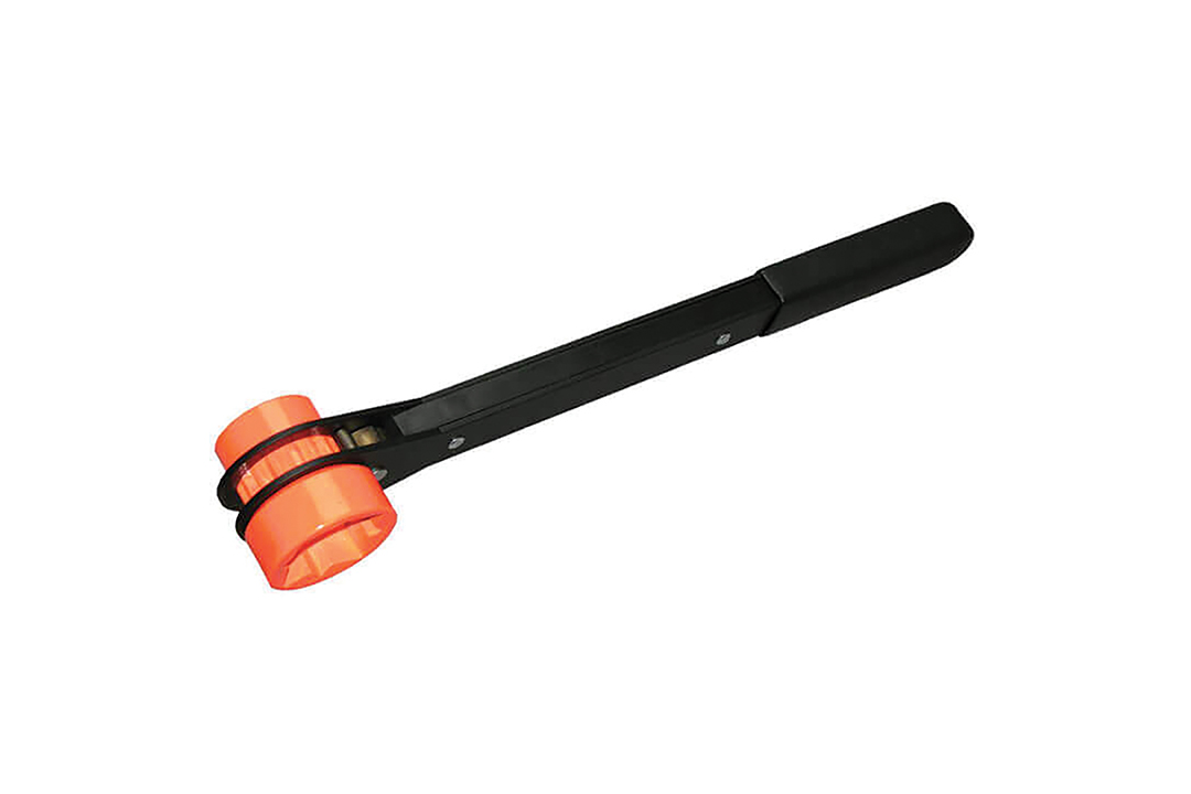 0622_LC_Lowell Black and orange lineman's wrench. Image by Lowell Corporation.