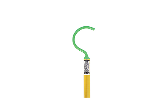 Yellow handle with green cable hook. Image by Utility Solutions, Inc.
