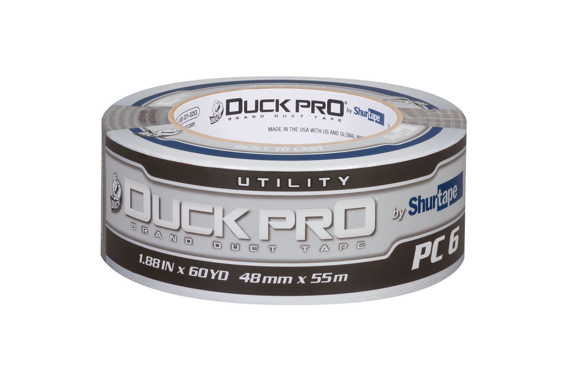 0622_New_Shurtape Gray duct tape labeled "Duck Pro." Image by Shurtape.