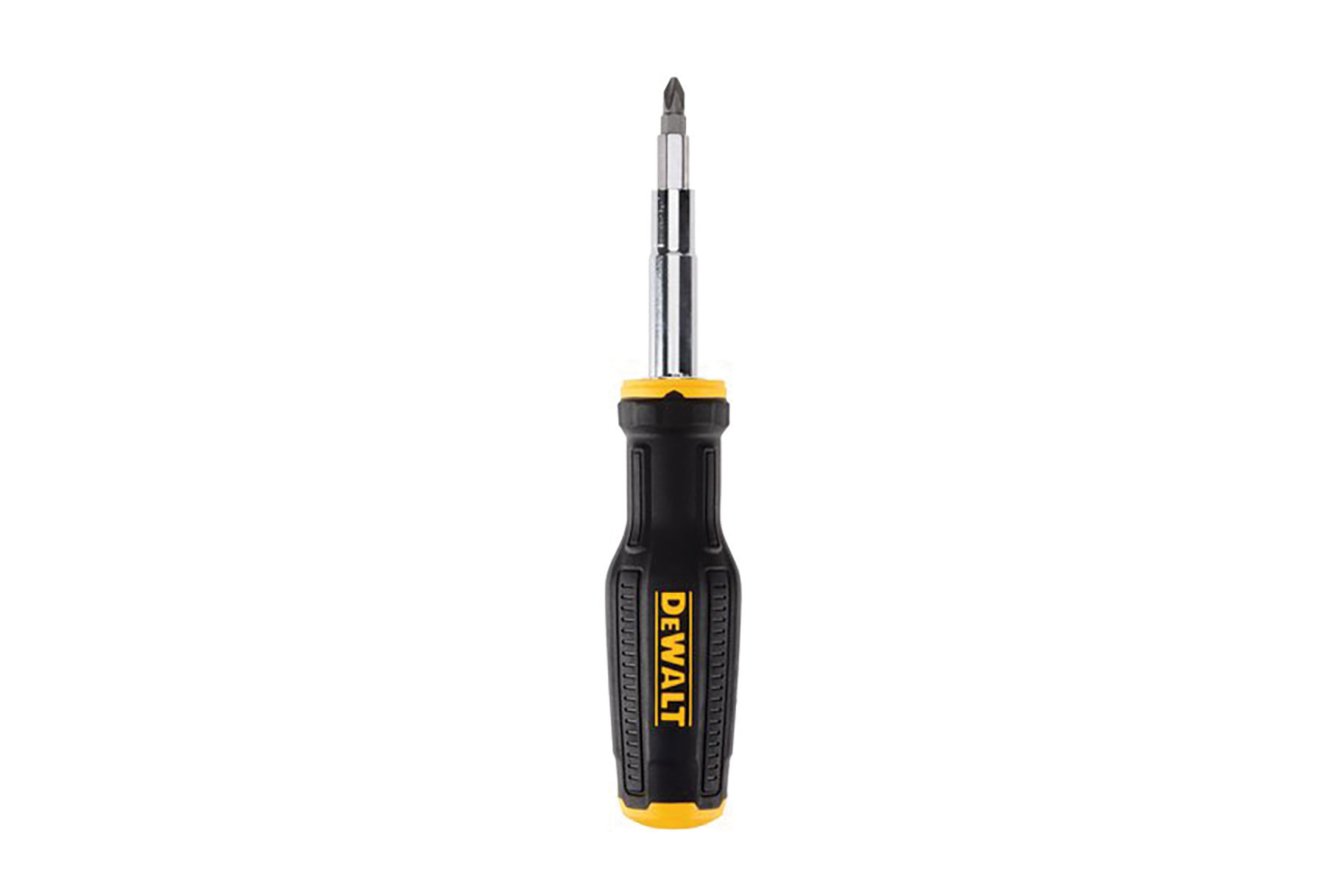 Black and yellow DeWalt screwdriver. Image by DeWalt.