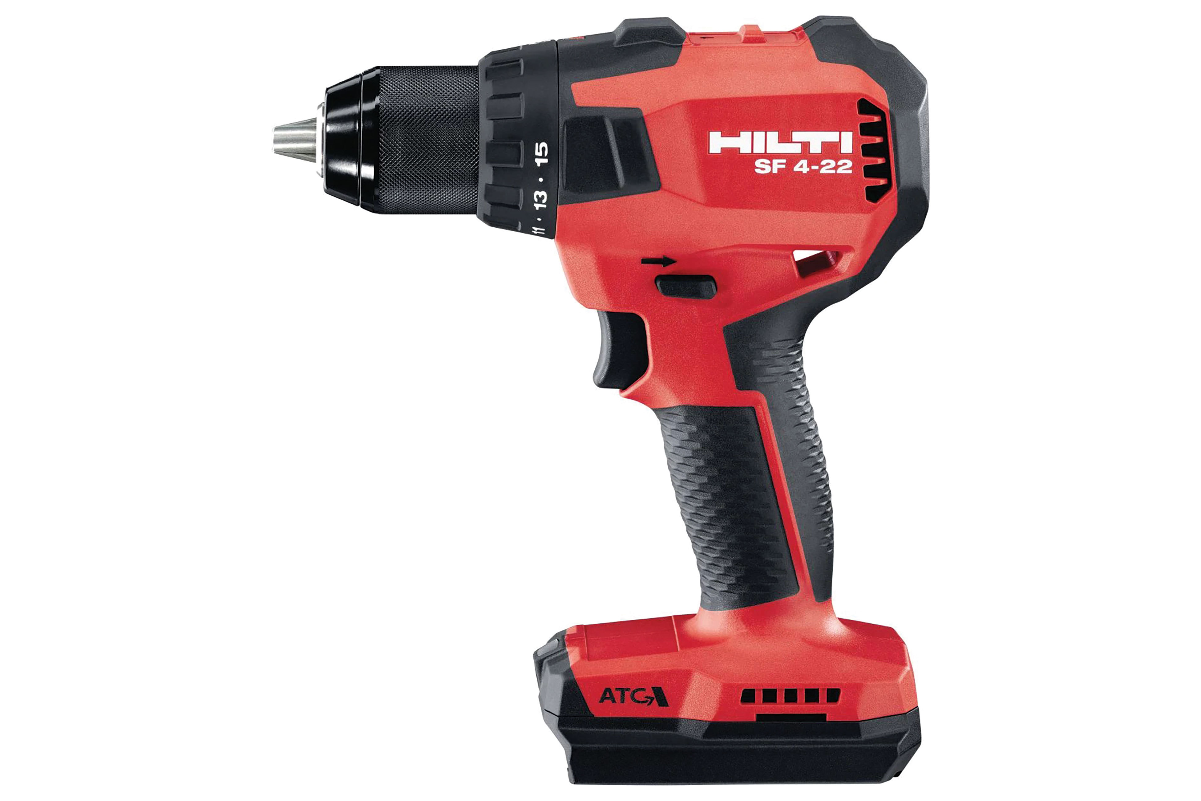 Black and red cordless drill-driver with Hilti logo. Image by Hilti.