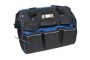Black and blue tool bag. Image by Ideal Industries.