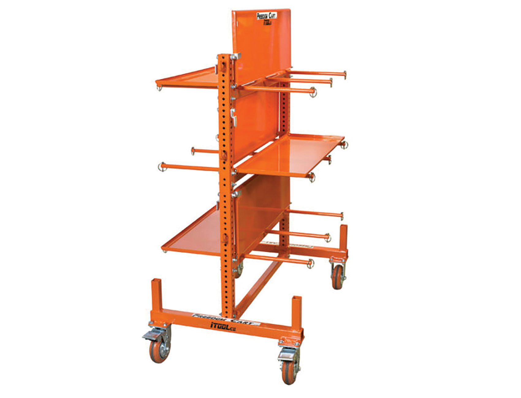 Orange storage cart. Image by iToolCo.