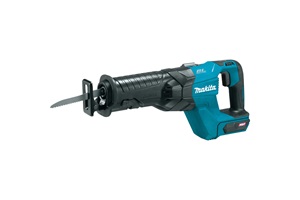 Blue and gray reciprocating saw with Makita logo. Image by Makita.