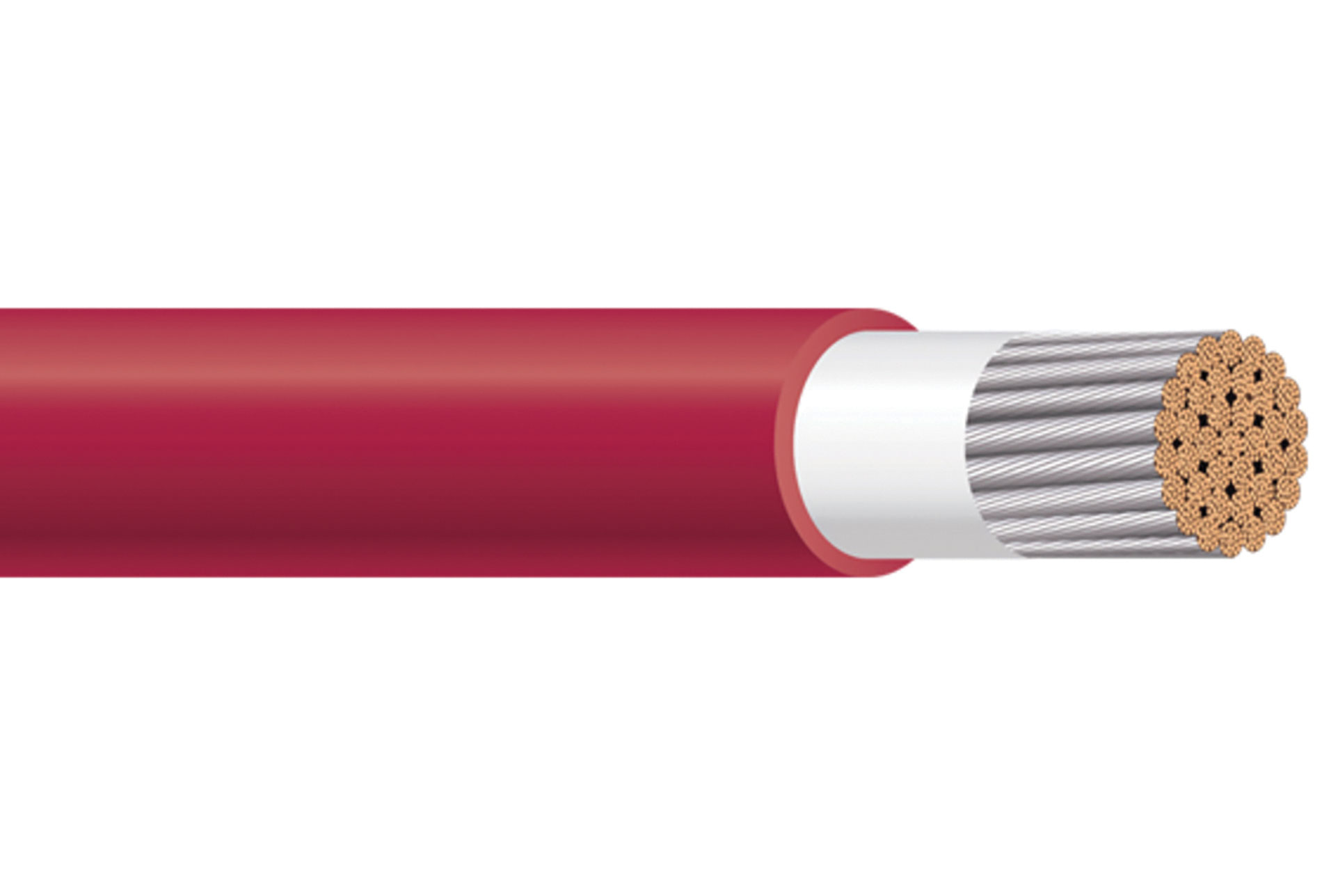 Red cable. Image by Southwire.
