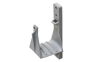 Gray cable hook. Image by Arlington Industries.