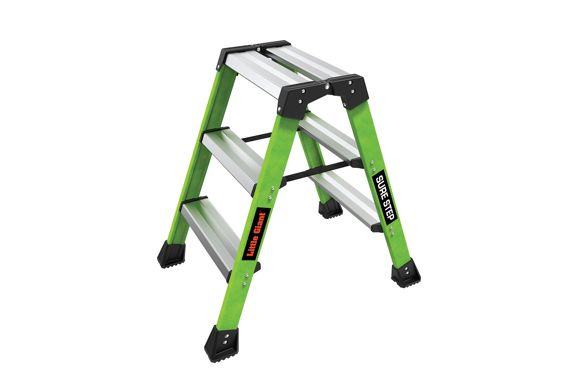 Green stepladder. Image by Little Giant.
