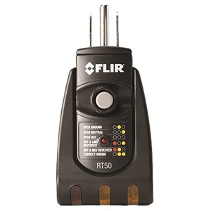 Flir's receptacle tester