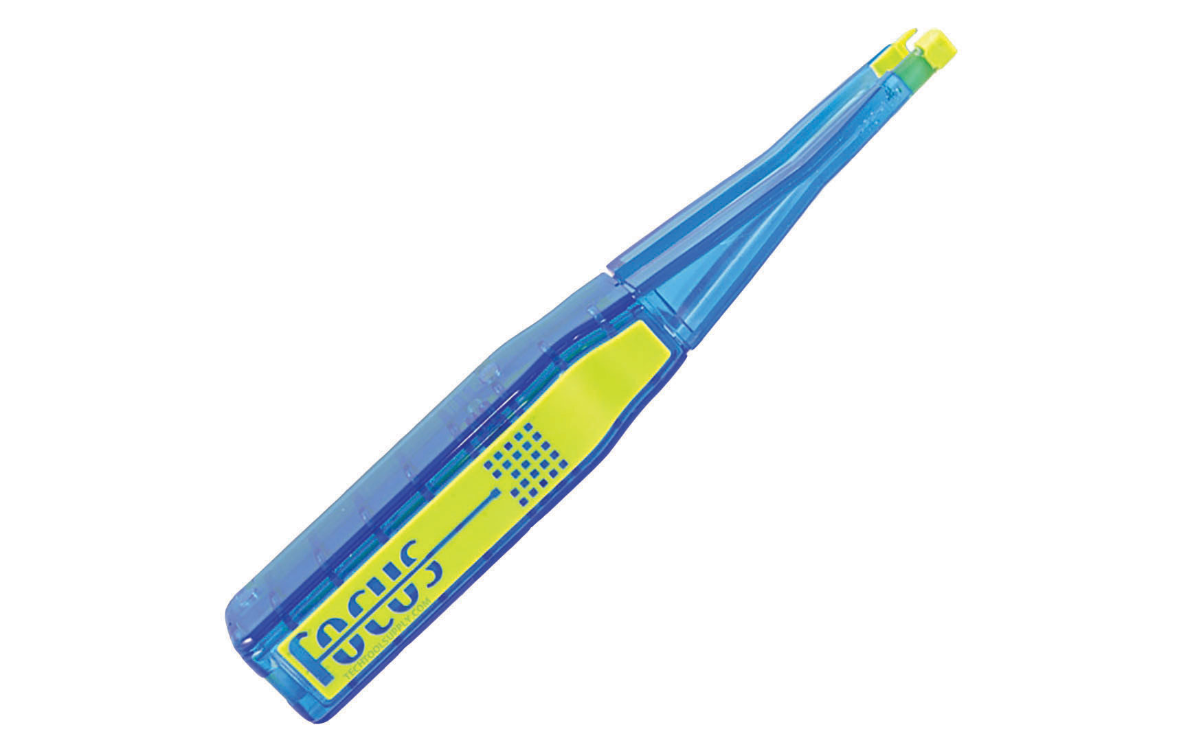 Blue and green removal tool. Image by Fiber Instrument Sales.