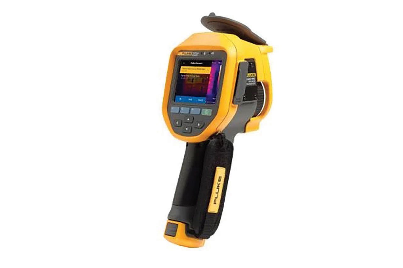 0922_New_Fluke Yellow camera with a black handle and digital screen. Image by Fluke.