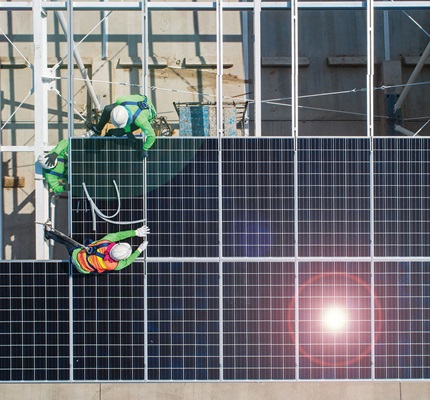 Power From the Sun: Pyramid Electrical installs PV panels on Jerseyville school rooftops