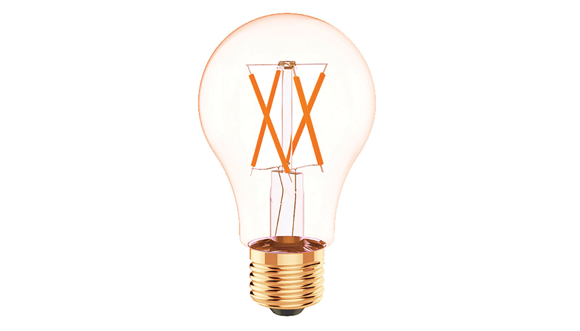 EarthTronics A19 Amber Filament LED