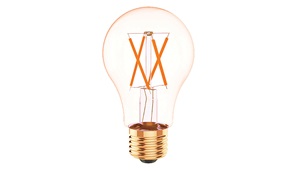 EarthTronics A19 Amber Filament LED