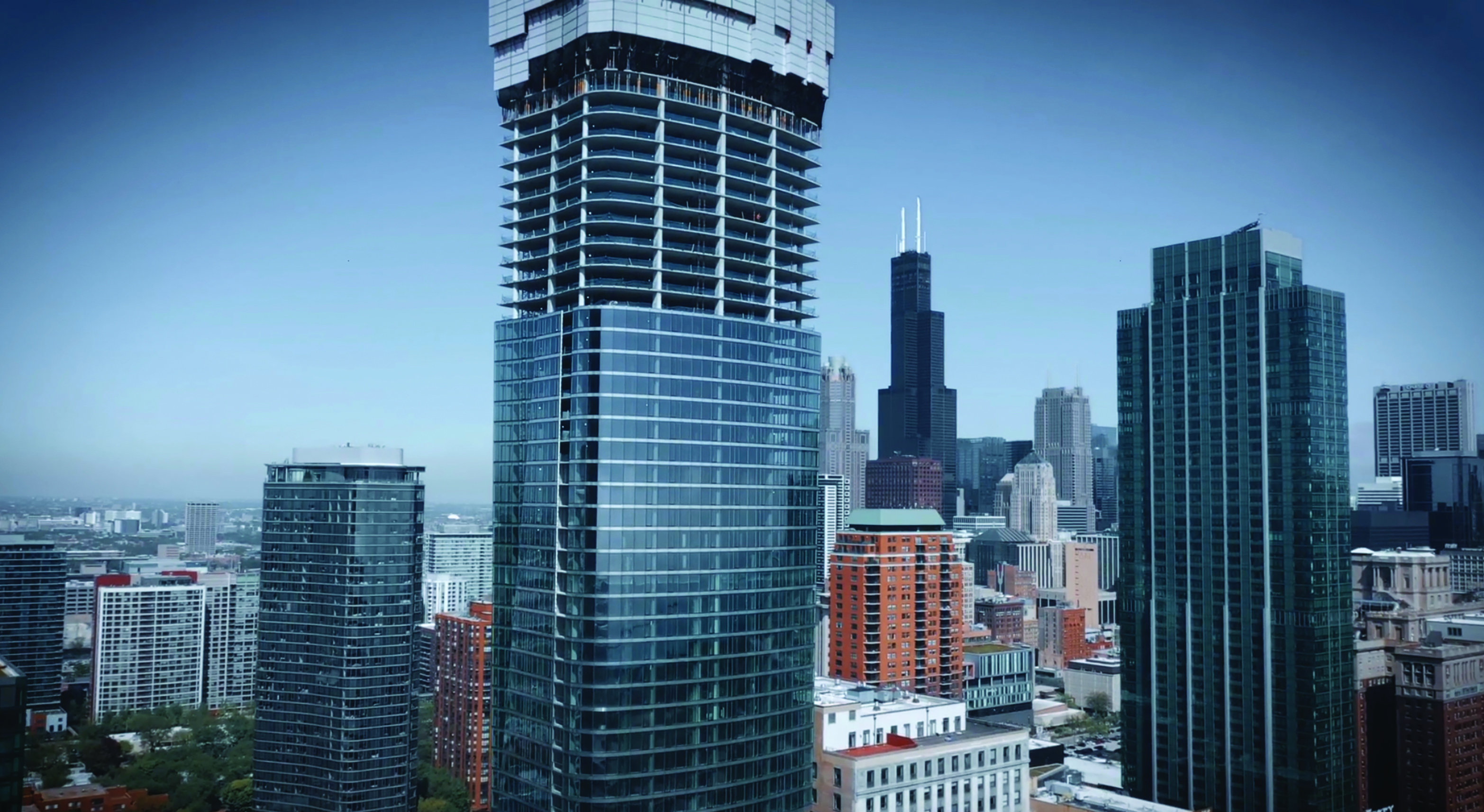 More than 18,000 light fixtures, 150,000-plus feet of low-voltage cable and more than 1 million feet of conduit were installed in Chicago’s 74-story 1000M skyscraper. Gurtz Electric Co.