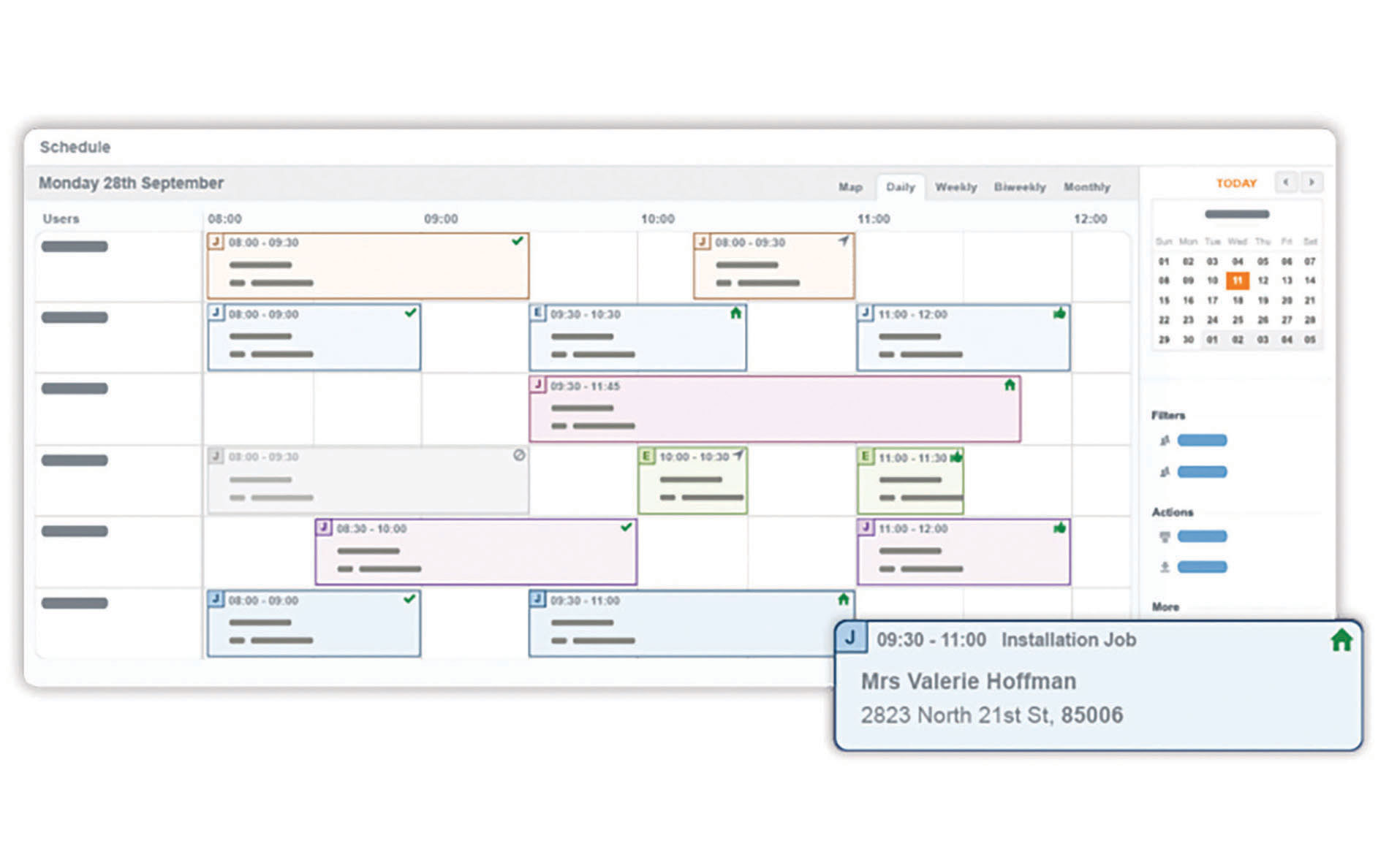 Commusoft Electrician software screenshot