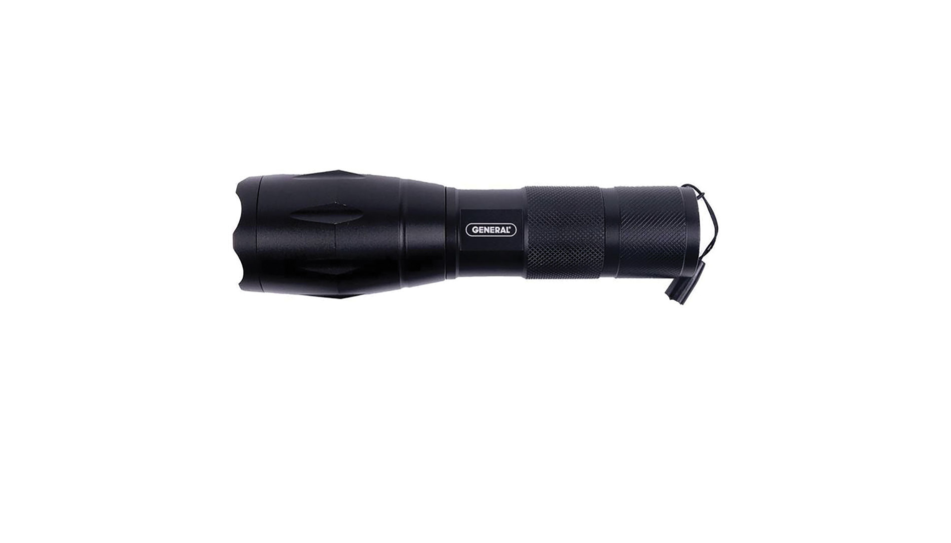 Black flashlight. Image by General Tools.