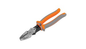 Gray and orange pliers. Image by Klein Tools.