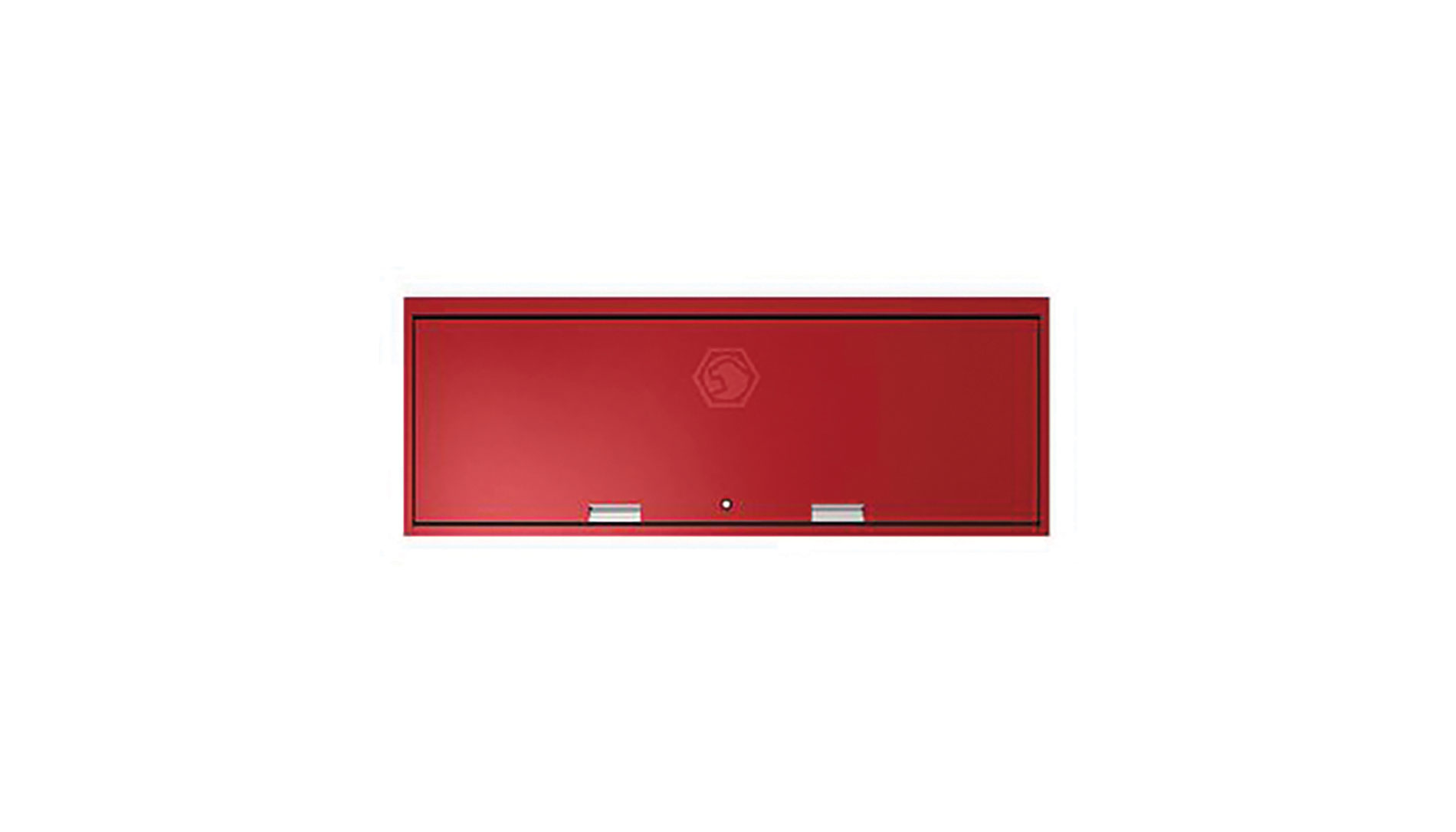Red metal hutch. Image by Matco Tools.