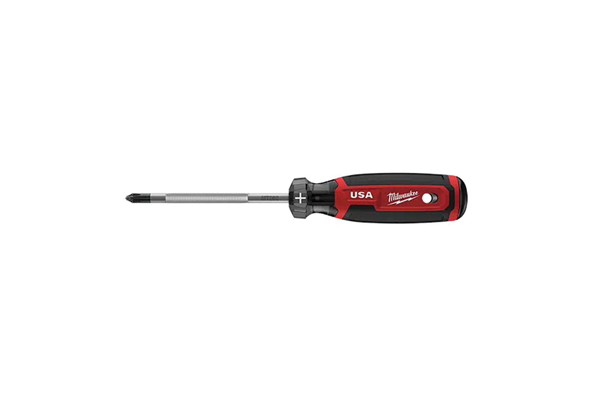 Red Phillips-Head screwdriver with USA and Milwaukee on the handle. Image by Milwaukee Tool.