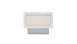 Gray and tan recessed light. Image by Isolite.