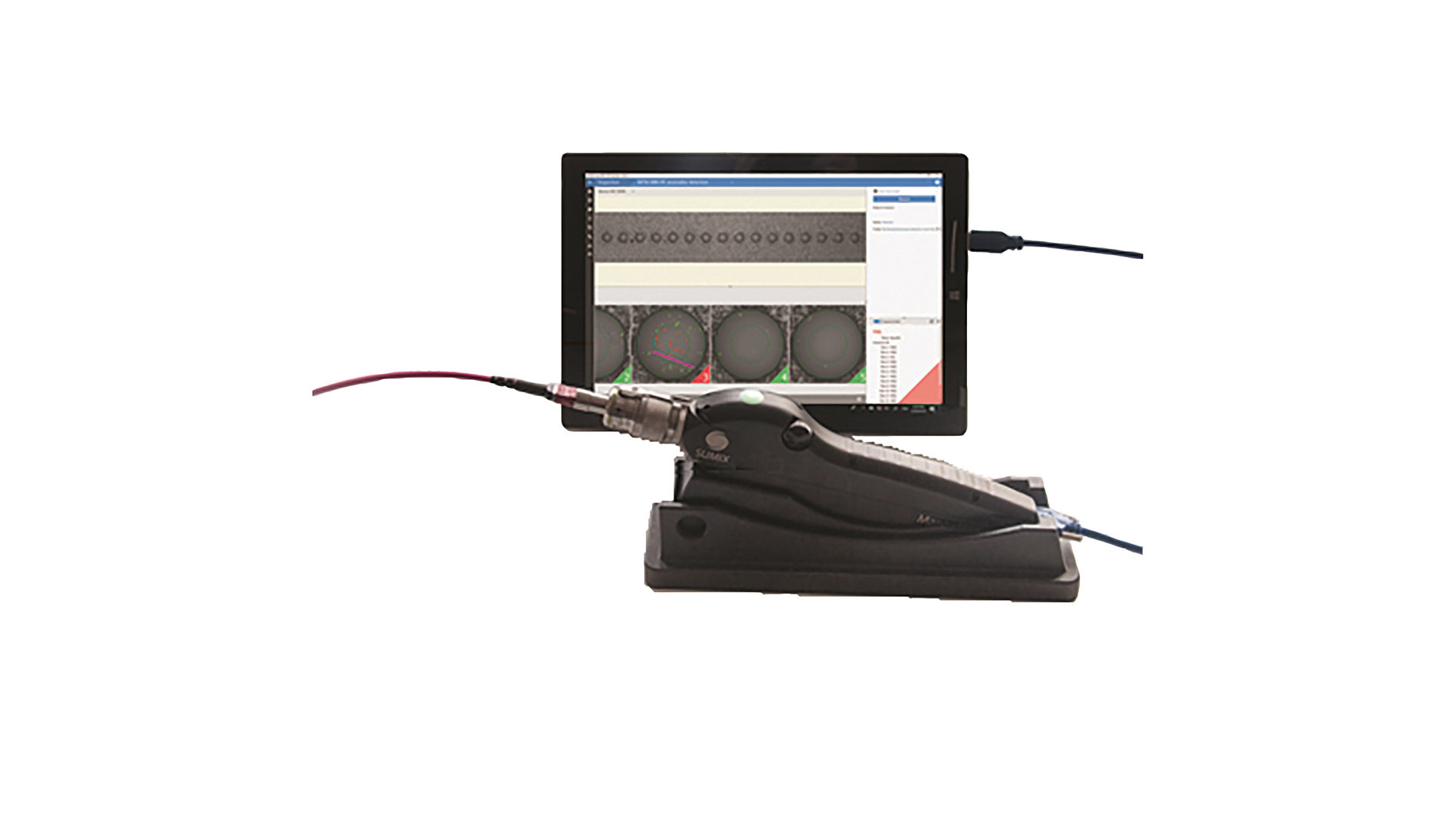 1122_ISC_senko Black device with photos on a digital readout and a scope with a long, pointed tip. Image by Senko.