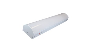 White luminaire. Image by Barron Lighting Group.