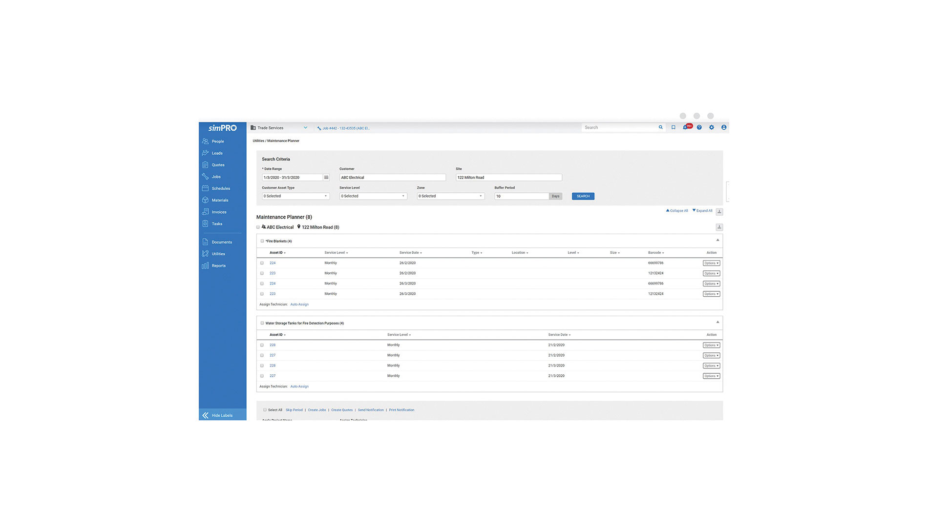 1122_New_simpro Blue and white website page with inventory tabs. Image by SimPro.