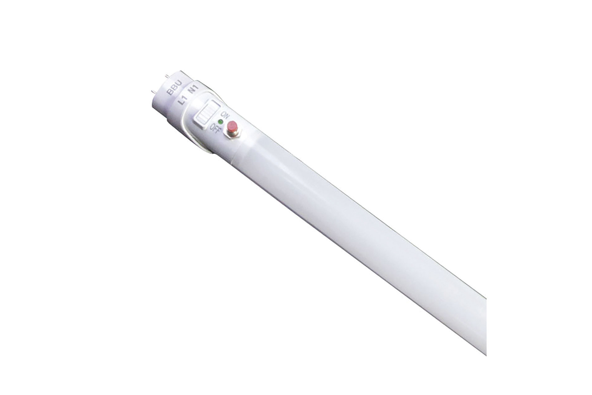 White LED tube. Image by TCP.