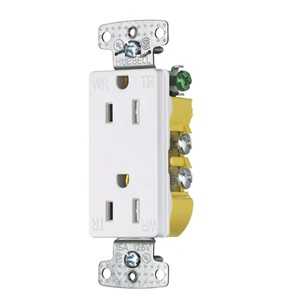 Hubbell Wiring Device-Kellems’ RRD15SWWRTR Receptacle