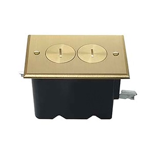 Legrand’s FB1TRDRB Floor Box