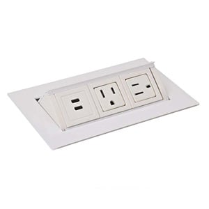 Arlington DVFR2W-1 Recessed Electrical Outlet Ounting Box With