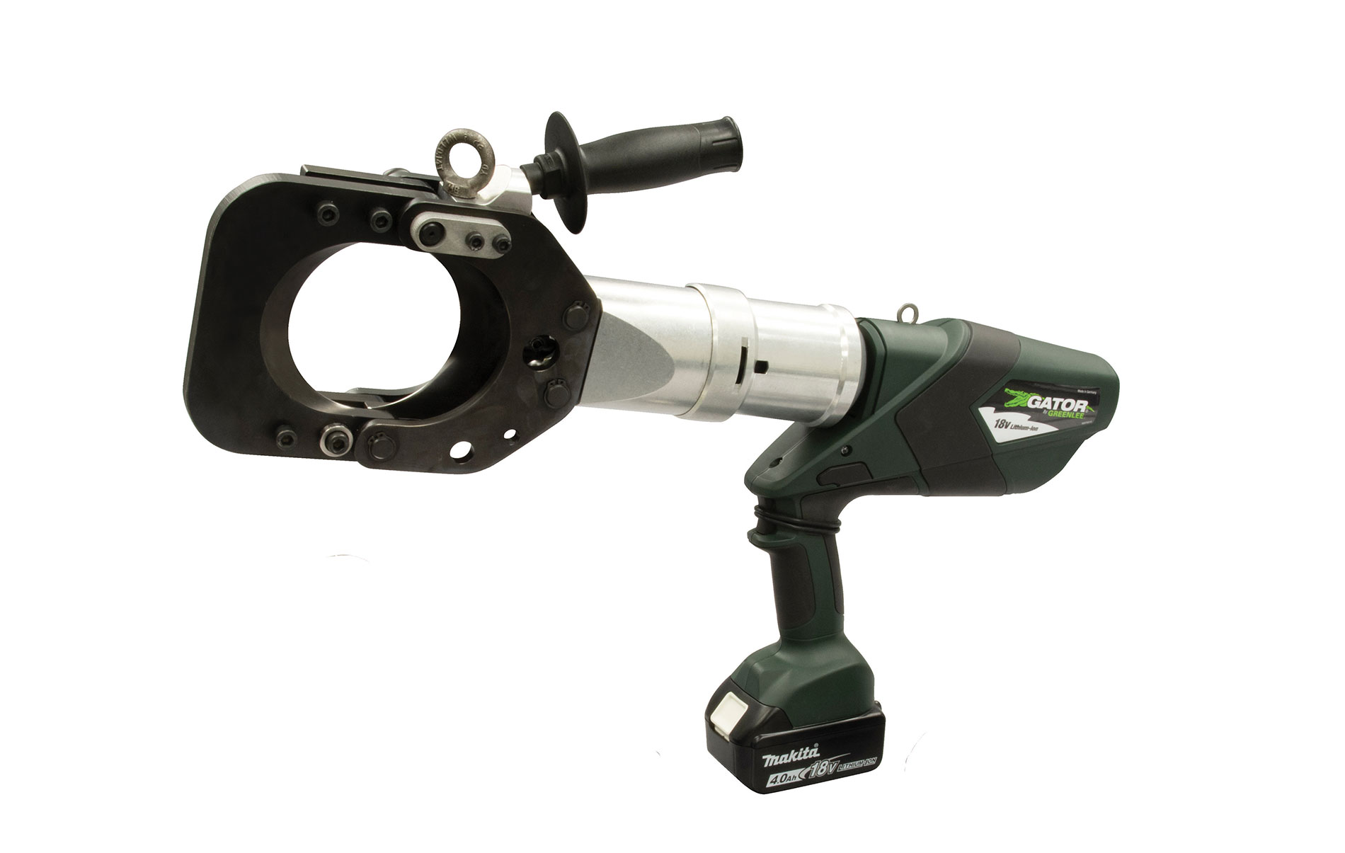 Greenlee’s ESG105LXR Gator remote cable cutter