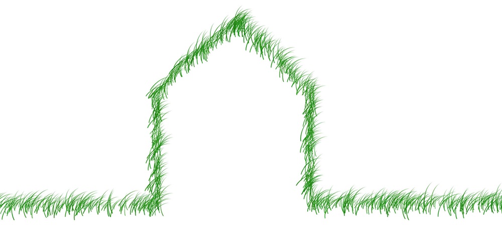 A green building.