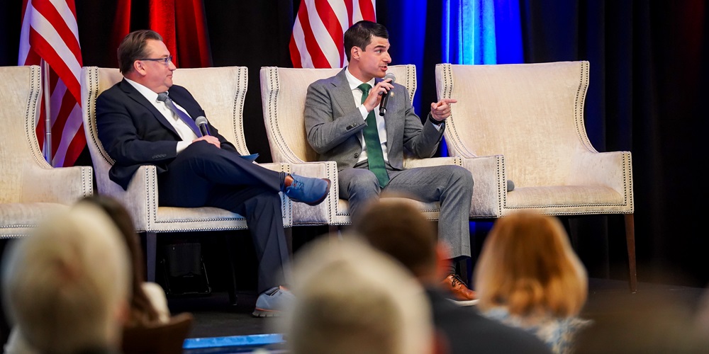 2025 NECA Legislative Conference - Marco Giamberardino and Rep. Rob Bresnahan