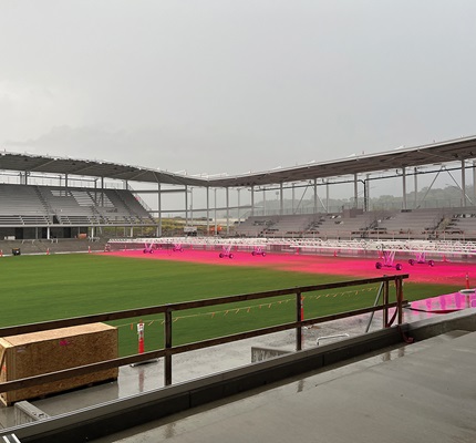 The Team To Beat: Mark One Electric Co. Inc.'s work on the CPKC Stadium in Kansas City, Mo.