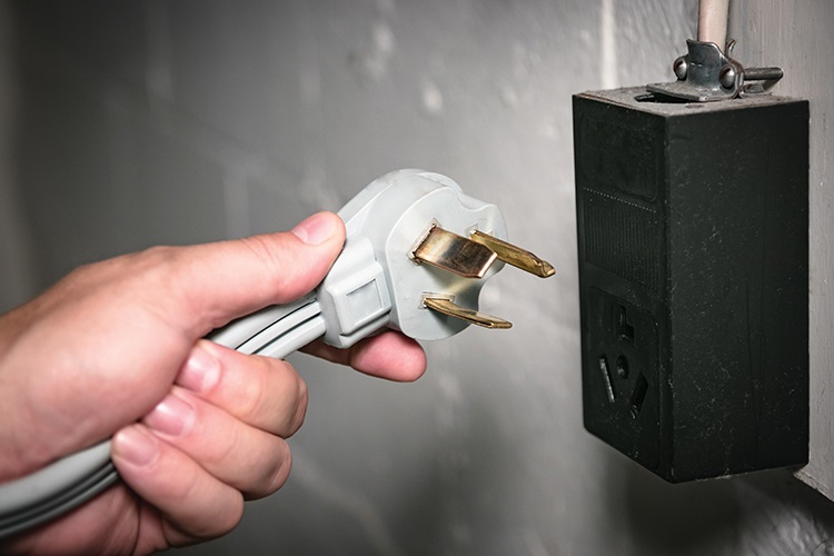 If equipment is cord-and-plug-connected, such as a dishwasher, the equipment’s normally non-current-carrying metal parts must connect to the EGC.